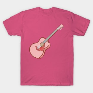 Pink acoustic guitar T-Shirt
